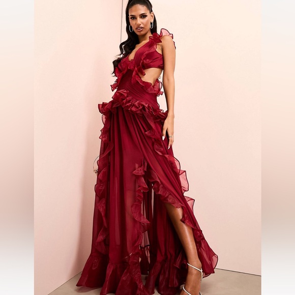 NEW/W Tag ASOS LUX Gown - Picture 2 of 4